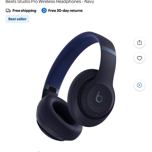 Beats Studio Pro Wireless Headphones - navy blue - Picture 2 of 2